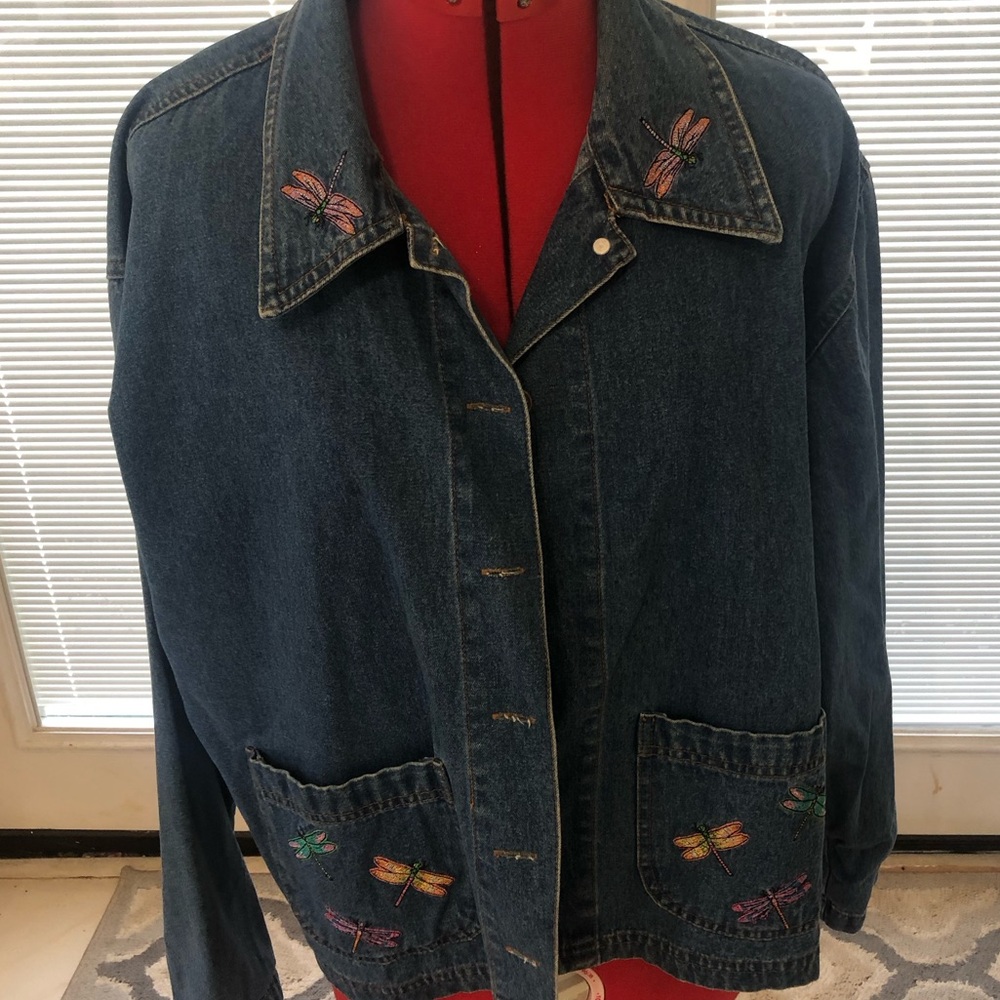 Casey Coleman Embroidered Denim Jacket
